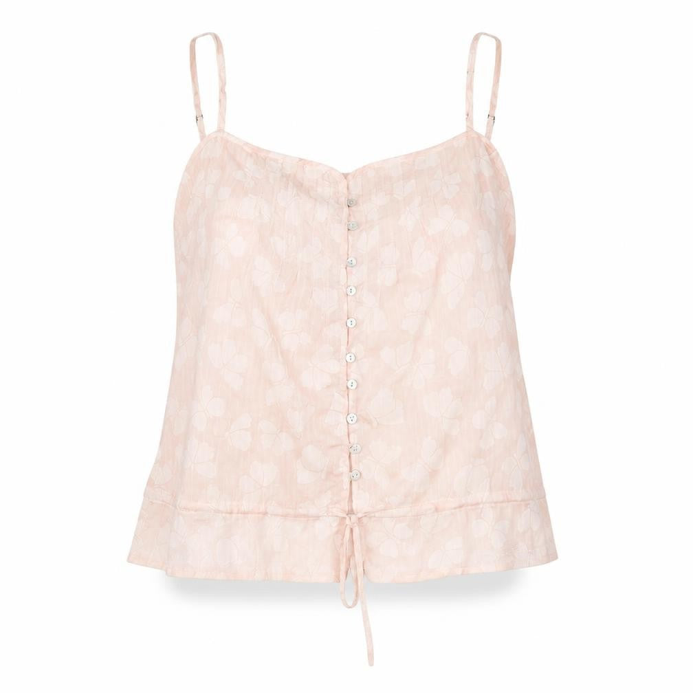Ben Sherman Pink Camisole Blouse Women L Summer Floral