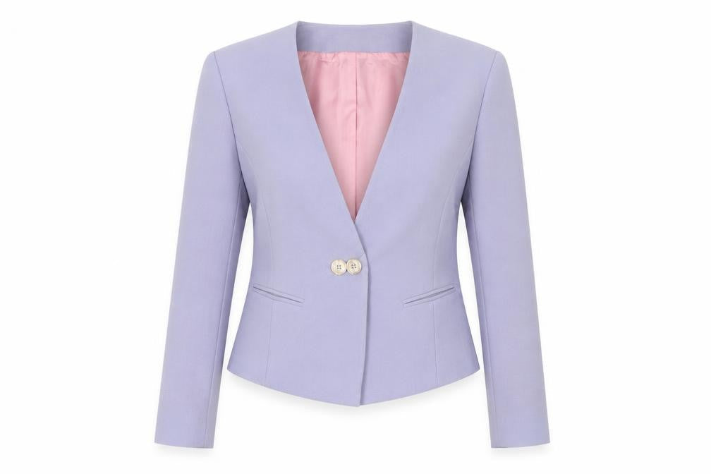 Viyella Women's Purple Tuxedo Blazer, Size 10