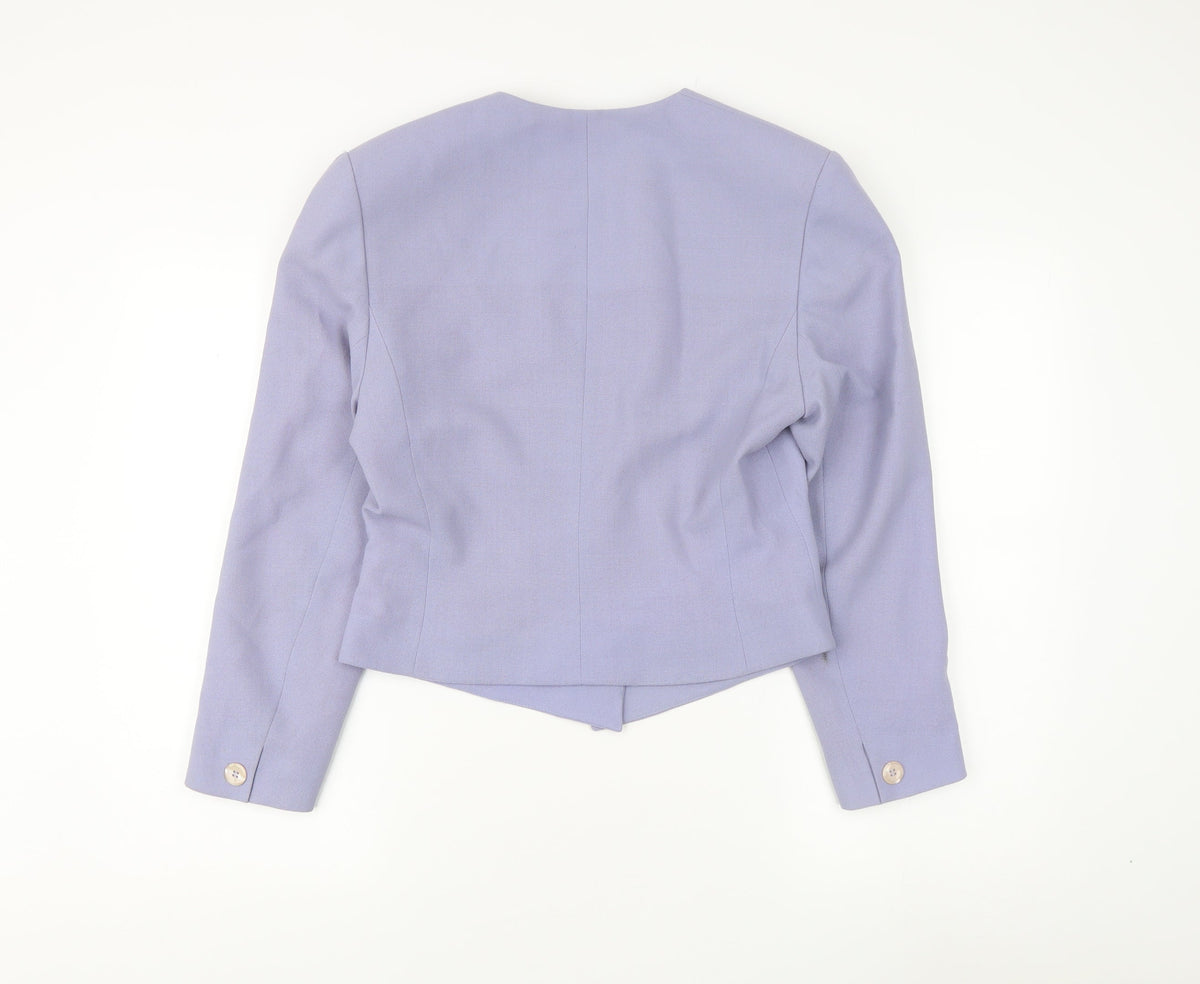 Viyella Women's Purple Tuxedo Blazer, Size 10