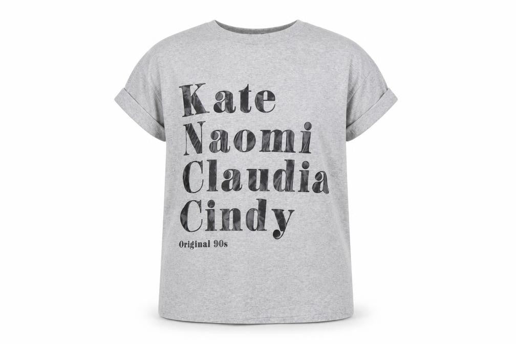River Island Girls Graphic Print Grey T-Shirt - Size 11-12 Years