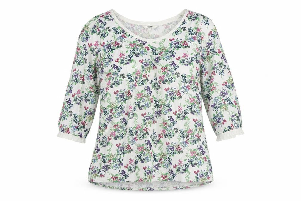 FatFace Women's Multicoloured Floral Blouse Size 10