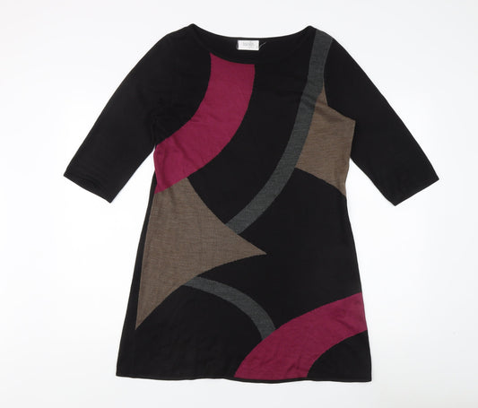 Wallis Petite Women's Black Tunic Jumper, M