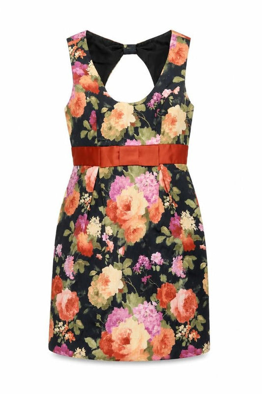 Front view of Miss Selfridge Floral Dress, Women's, size 12