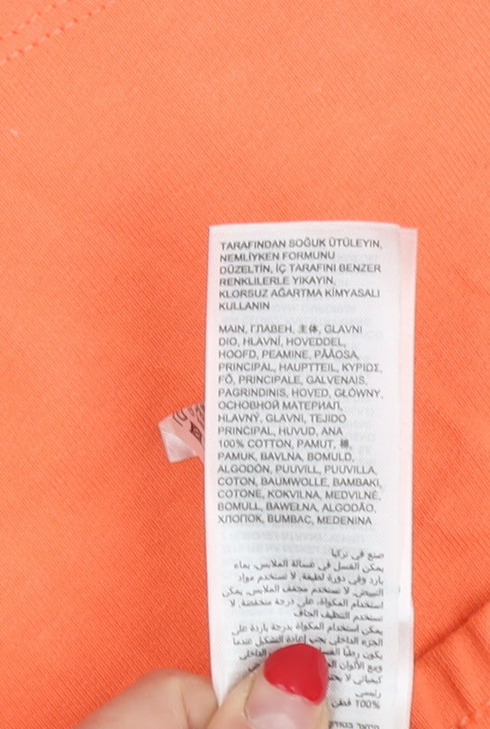JD Williams Women's Orange Sweat Shorts Size 22