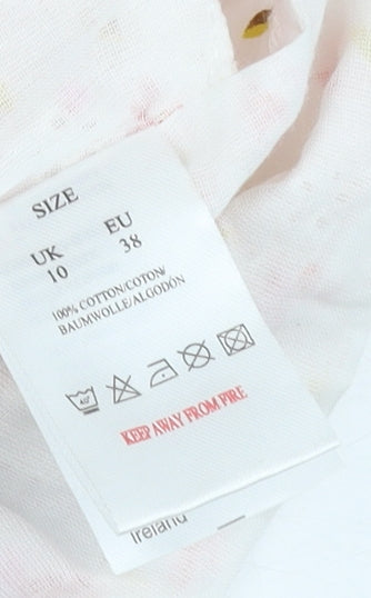 Pink Vanilla Women's Multicoloured Floral Blouse Size 10