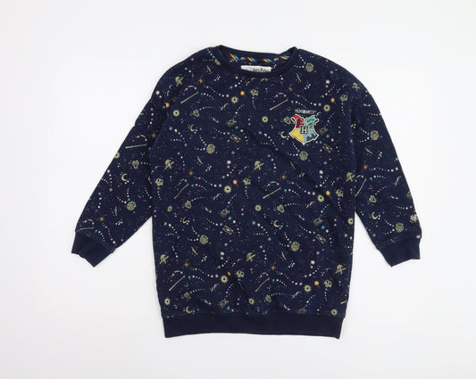 Marks and Spencer Girls Blue Harry Potter Pullover Sweatshirt