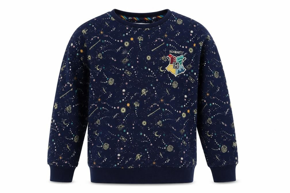 Marks & Spencer Girls Blue Harry Potter Pullover Sweatshirt