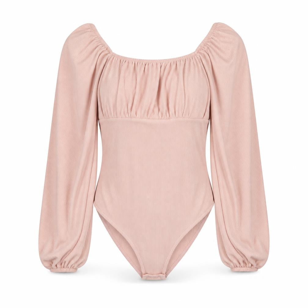 New Look Women's Pink Off-Shoulder Bodysuit Size 8