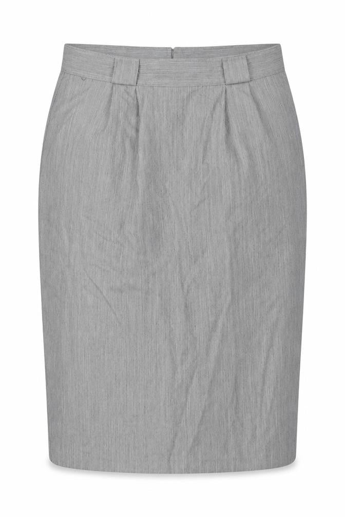St Michael Women's Grey Knee Length Pencil Skirt 16