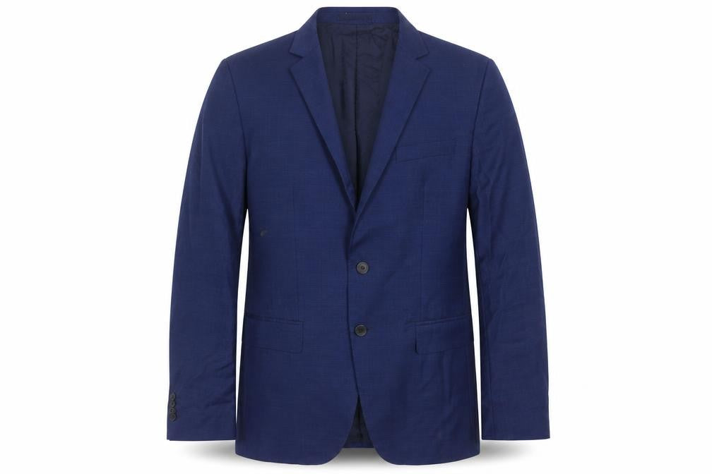 BOSS Men's Blue Blazer Jacket, Size 40R Classic Style