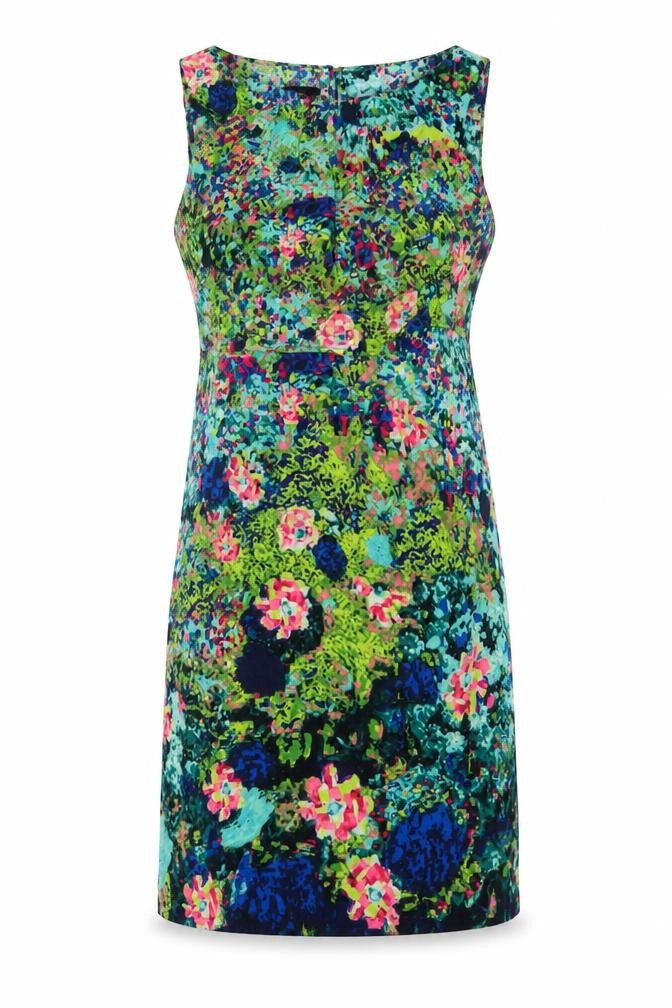 Warehouse Women's Multicoloured Floral Dress Size 12