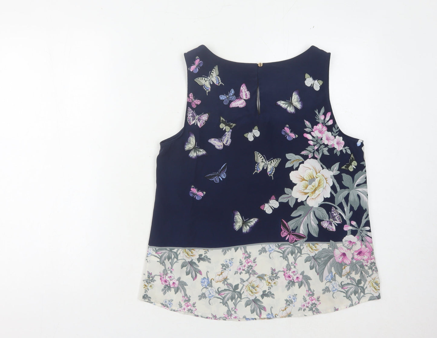 Oasis Women's Multicoloured Floral Tank Top Size 12