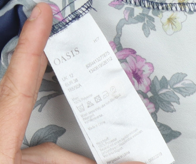 Oasis Women's Multicoloured Floral Tank Top Size 12