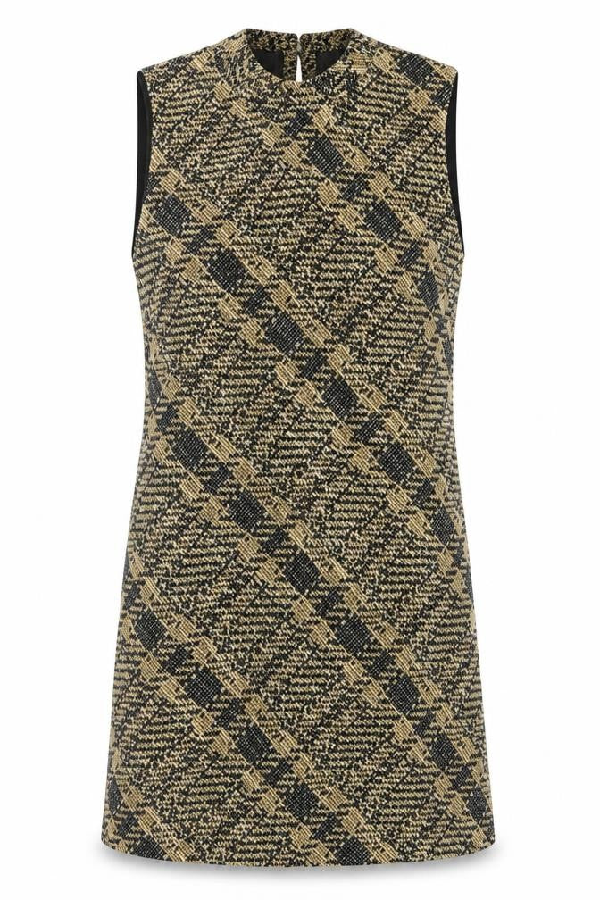 MNG Women Multicoloured Check Sleeveless Dress