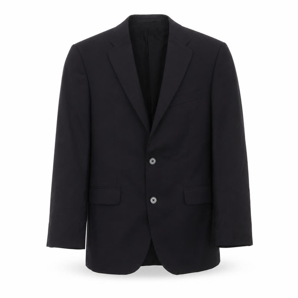 Bäumler Men's Blue Single Breasted Wool Suit Jacket Size 48