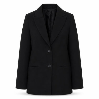 Front view of ASOS Women's Black Suit Jacket, size 8