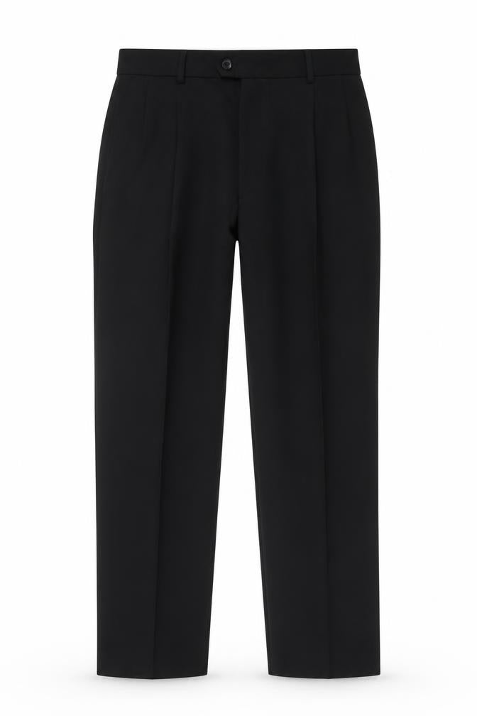 Next Men's Black Dress Pants 34R Polyester Viscose