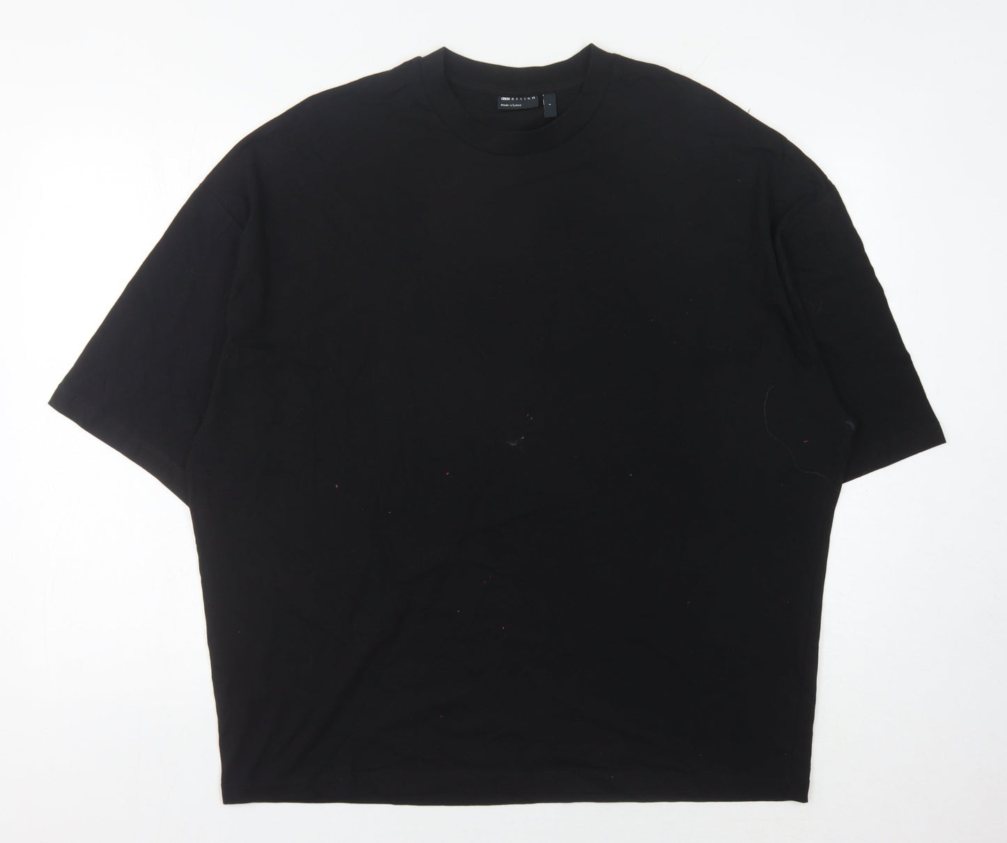 ASOS Men's Black XL Embroidered Graphic T-Shirt