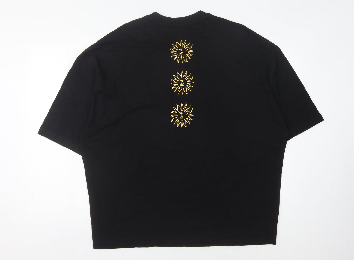 ASOS Men's Black XL Embroidered Graphic T-Shirt