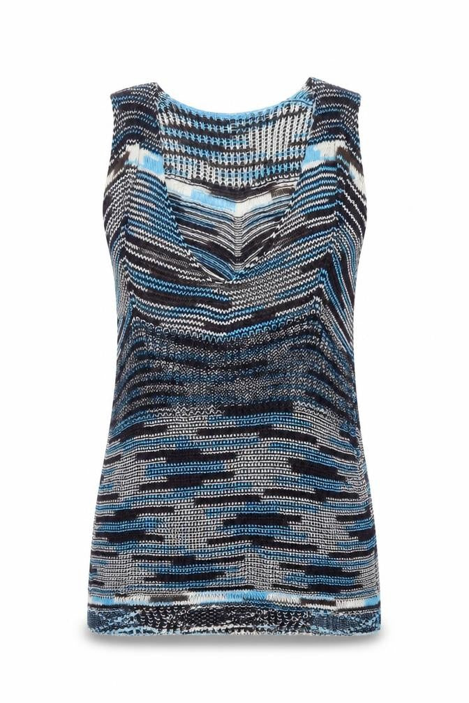 Lamberto Losani Women's XS Multicoloured Knit Tank