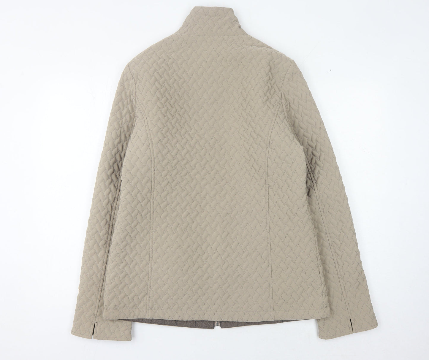 Jacques Vert Women’s Beige Quilted Jacket S Regular Fit