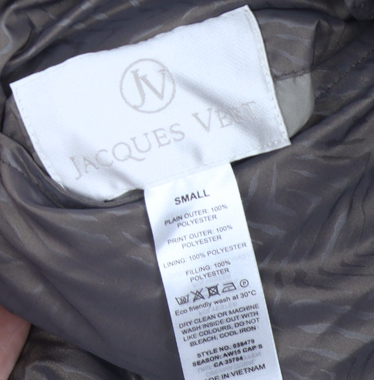 Jacques Vert Women’s Beige Quilted Jacket S Regular Fit