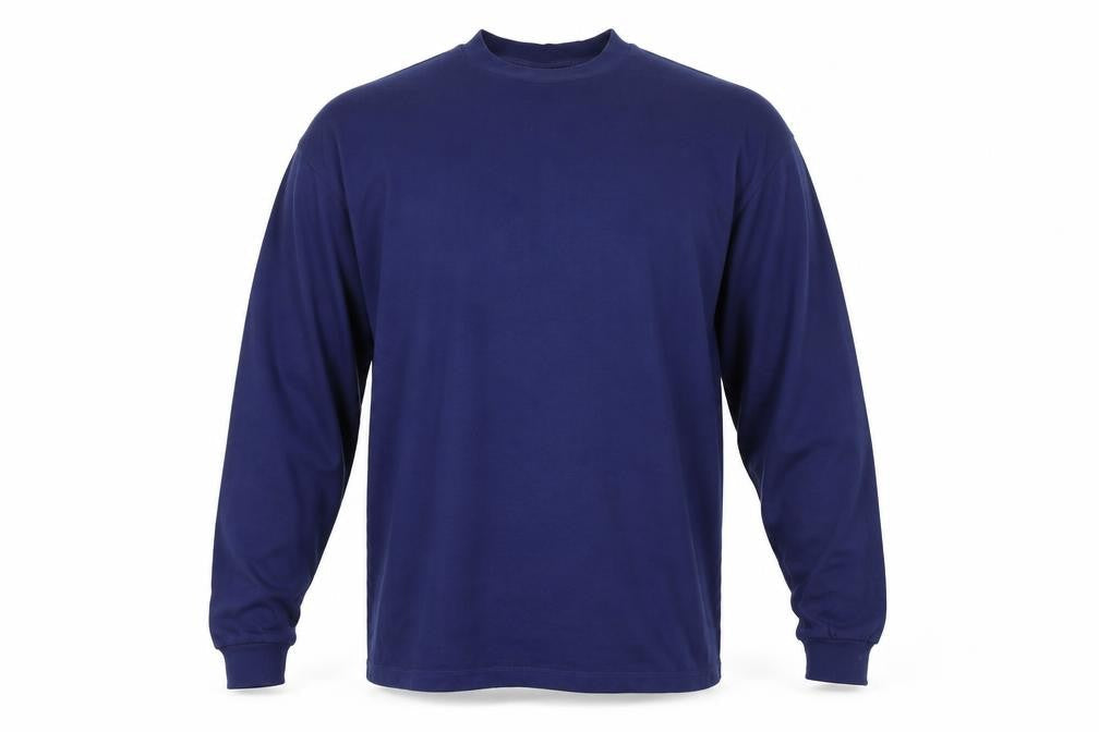 ASOS Men's Blue NFL T-Shirt, Small, Long Sleeve