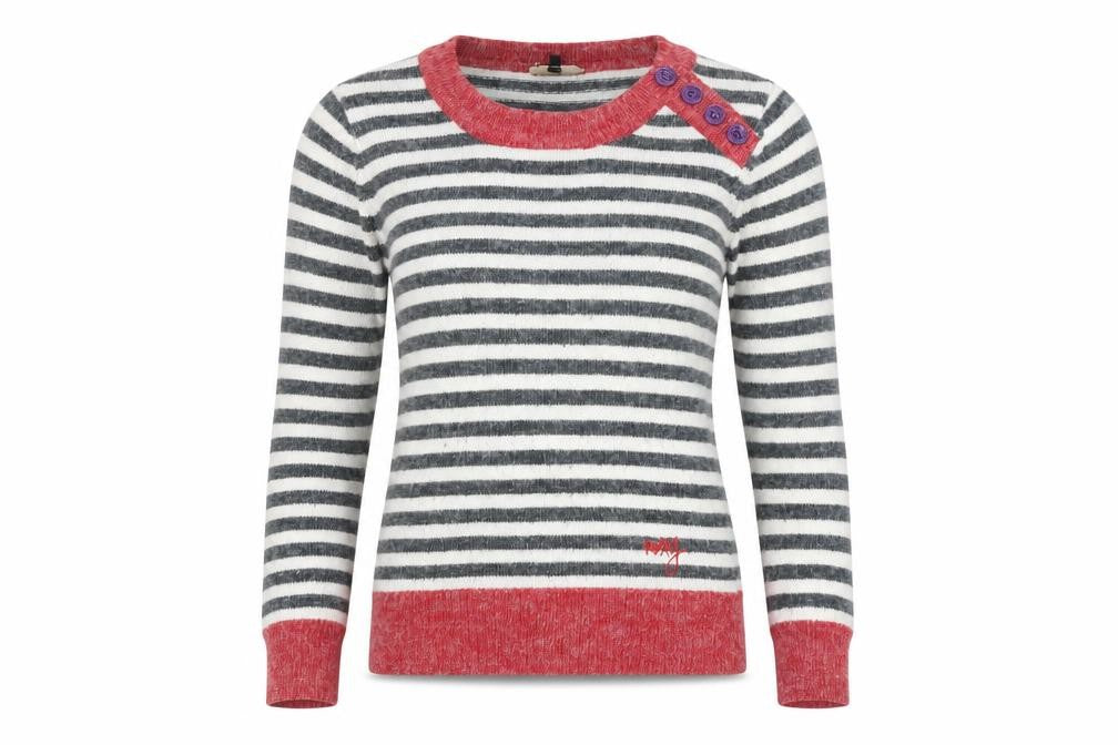 Roxy Women's Multicoloured XS Striped Pullover Jumper