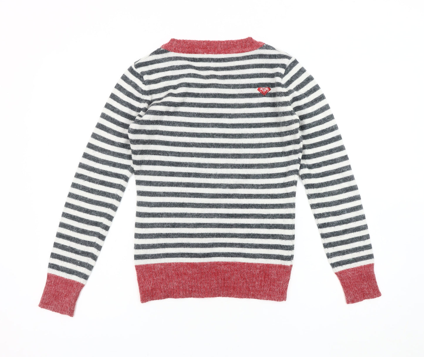 Roxy Women's Multicoloured XS Striped Pullover Jumper