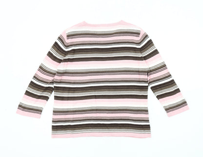 Eastex Women's Multicoloured Pullover Jumper Size 12