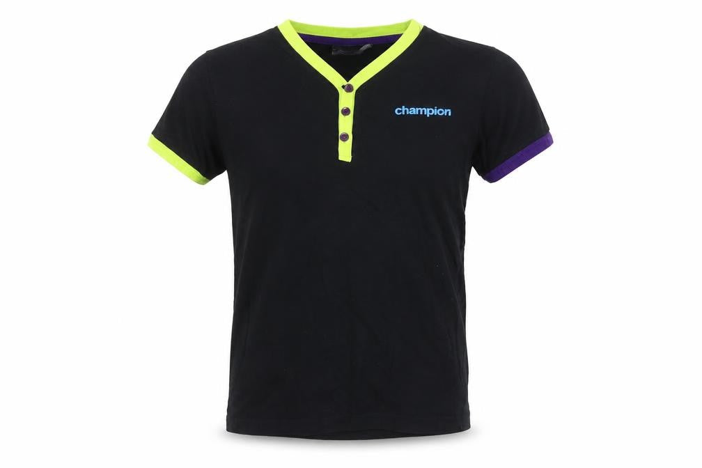 Champion Boys Black Short Sleeve T-Shirt 7-8 Years