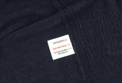 Brand and care label for Honor Millburn Women's Black Open Front Cardigan, size S, Knit