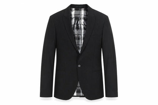 The White Company Men Black Blazer Jacket 40R Regular Fit
