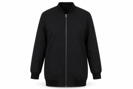 Jacqueline de Yong Women's Black Bomber Jacket Size 2