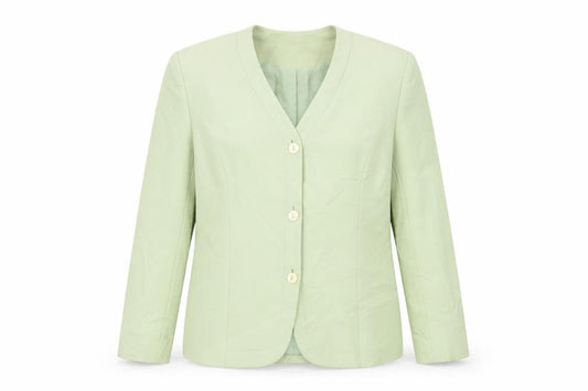 Eastex Women's Green Blazer Size 16 Long Sleeve
