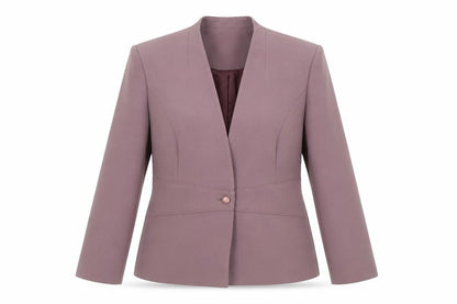 Eastex Women's Purple Single-Breasted Blazer Size 12