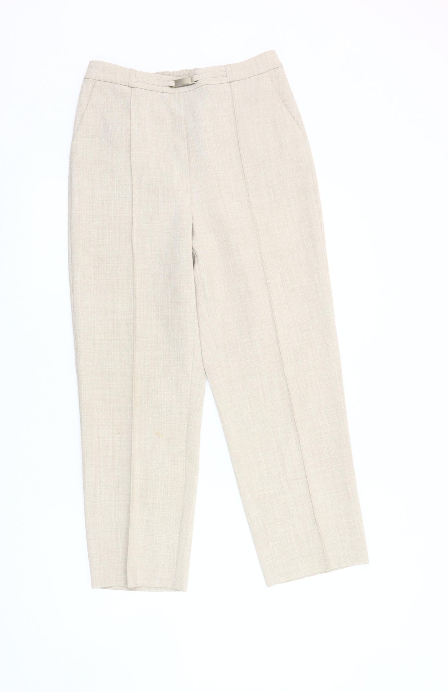 Honor Millburn Women Beige Classic Trousers Size 10