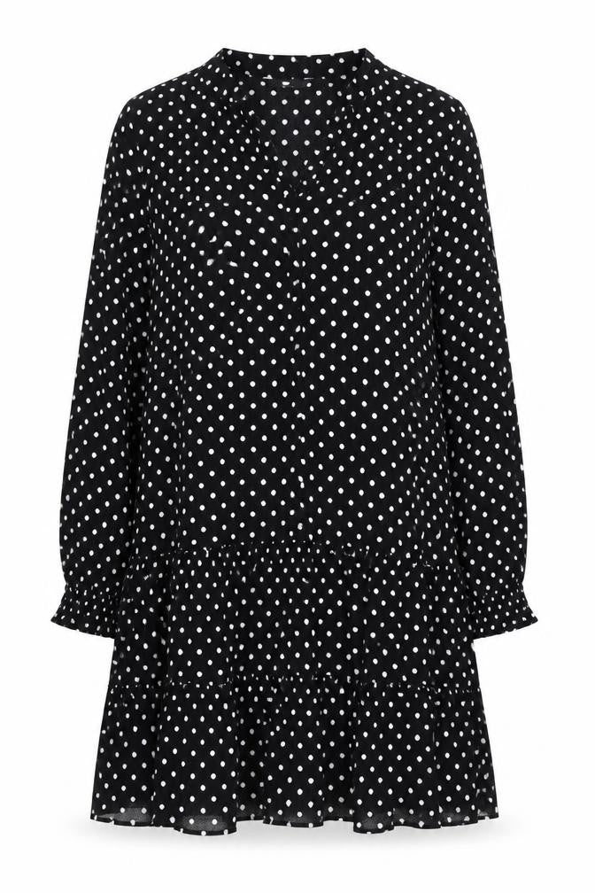 Next Women's Black Polka Dot Dress Size 14