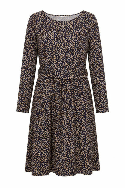 Boden Women's Multicoloured Animal Print Dress Size 14