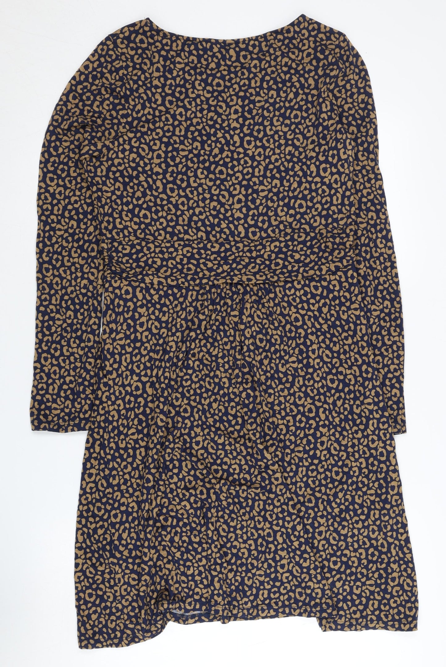 Boden Women's Multicoloured Animal Print Dress Size 14