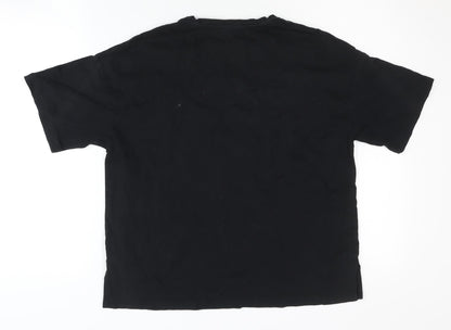 BEAMS Womens LIGHTS Black Basic T-Shirt Size 10