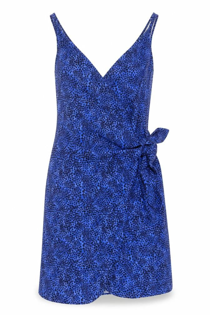 Blue Animal Print Wrap Dress by & Other Stories