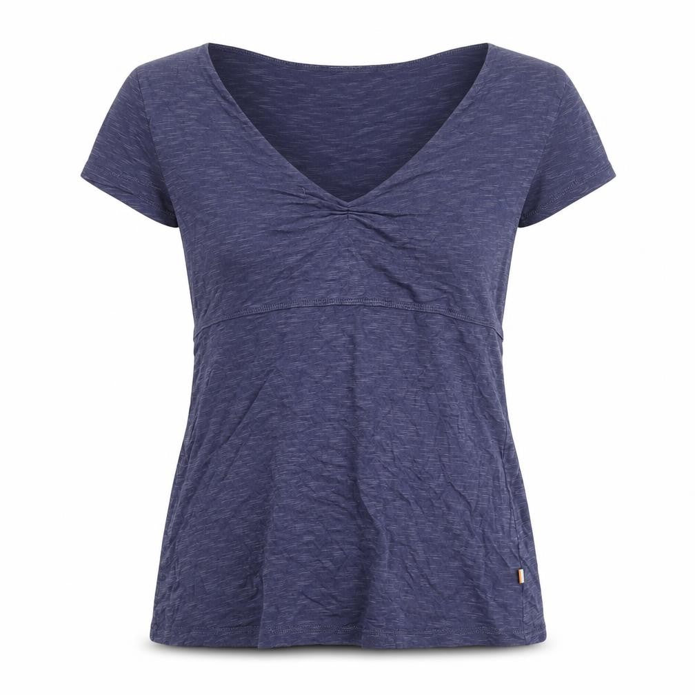 Horny Toad Women's Blue V-Neck T-Shirt M