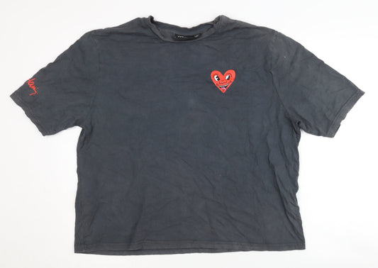 Keith Haring Unisex Black M T-Shirt, Art Inspired