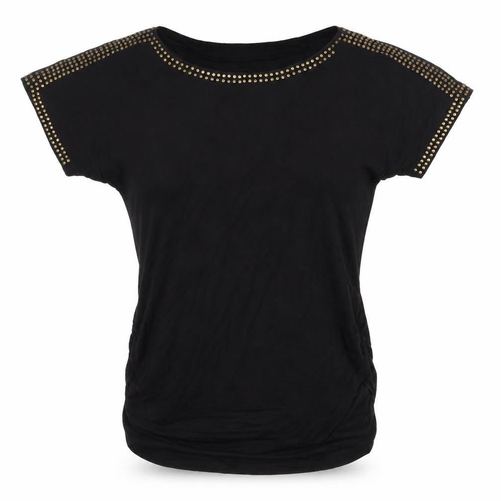 Grace Women's Studded Black XS T-Shirt