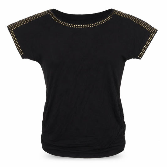 Grace Women's Studded Black XS T-Shirt