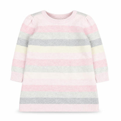 Baby Gap Girls Pink Striped Cotton Tunic Jumper 2 Years