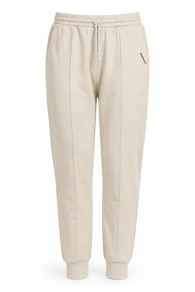 Bekkin Beige Unisex Jogger Trousers Size 10