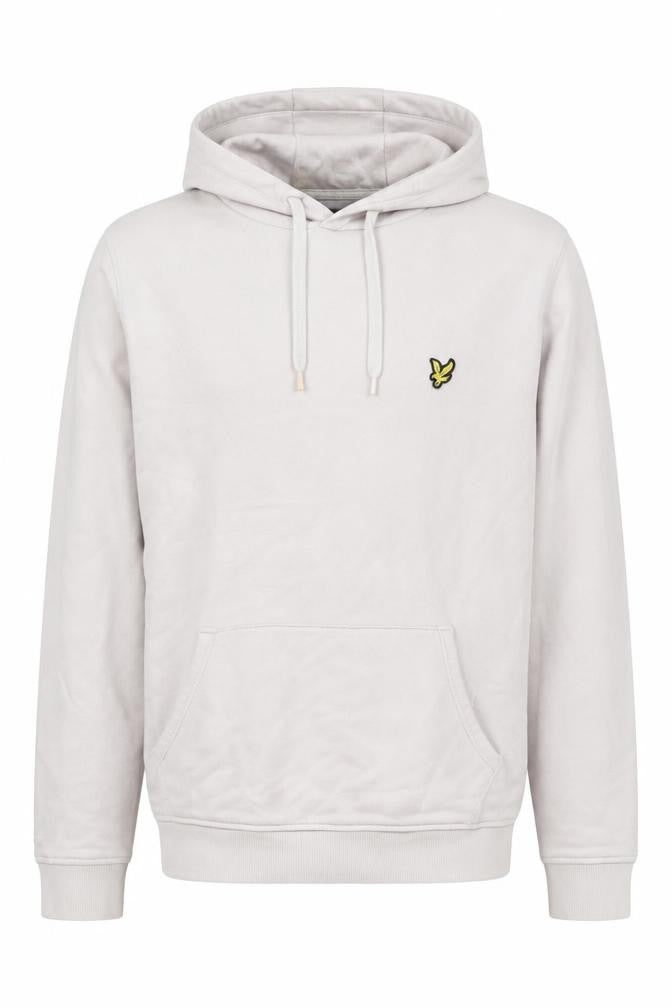 Lyle & Scott Men's Ivory Hoodie M Pullover Logo Style
