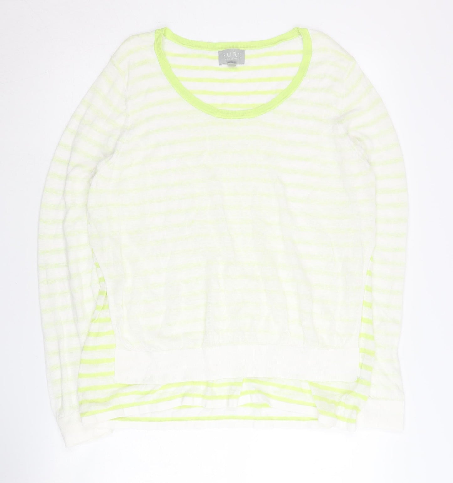 Pure Collection Women's Multicoloured Pullover Jumper Size 16